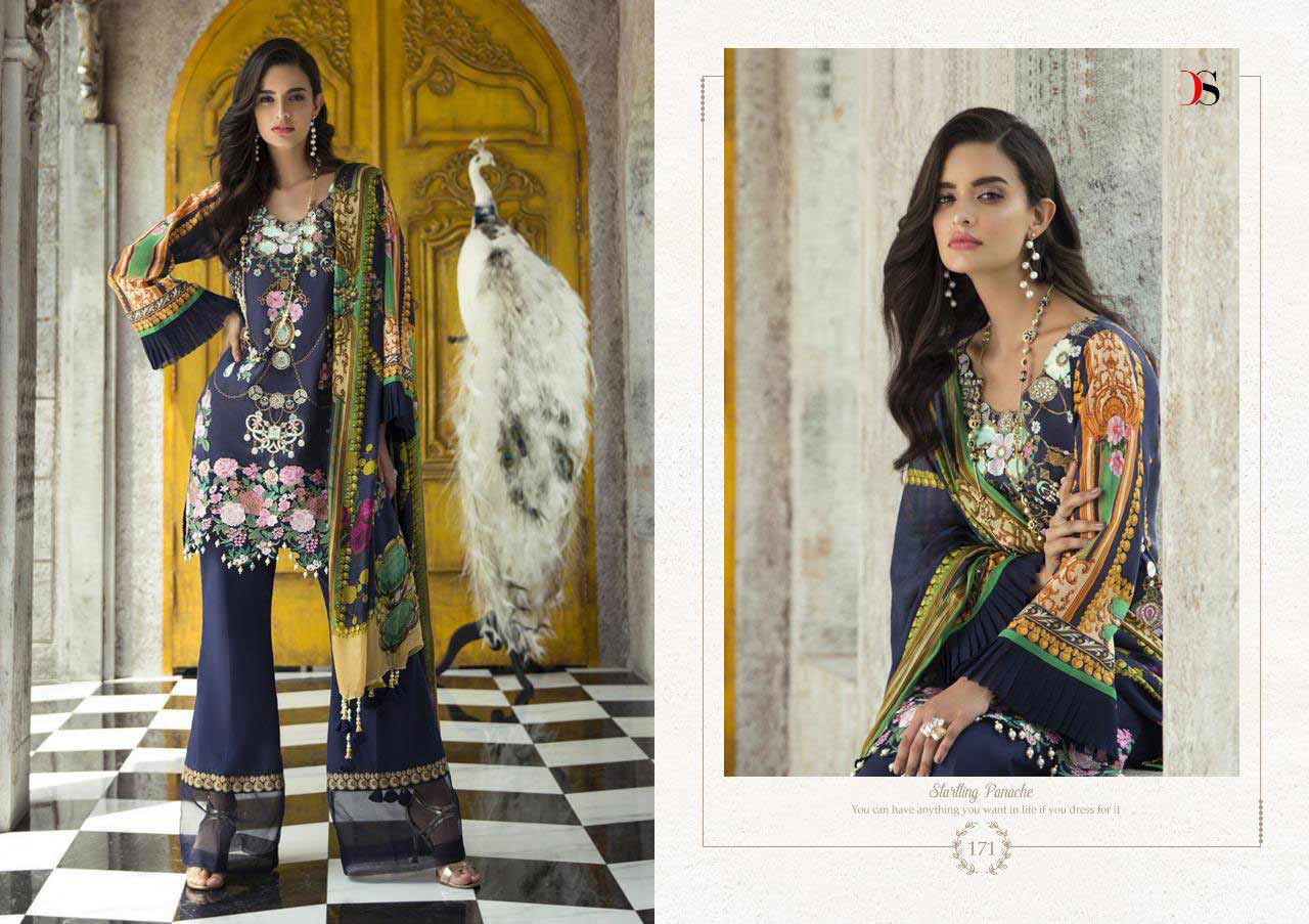 Deepsy Suit Elan Silk 07 Satin Chiffon Salwar Suit Deepsy Suit Elan Silk 07 Satin Chiffon Salwar Suit